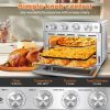 6 Slice 26QT/26L Air Fryer Fry Oil-Free, Extra Large Toaster Oven Combo, Air Fryer Oven, Roast, Bake, Broil,Convection Countertop Oven, Accessories In