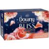 Downy Infusions Dryer Sheets, Laundry Fabric Softener, Bliss, Sparkling Amber & Rose, 200 Count.