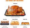 6 Slice 26QT/26L Air Fryer Fry Oil-Free, Extra Large Toaster Oven Combo, Air Fryer Oven, Roast, Bake, Broil,Convection Countertop Oven, Accessories In