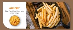 6 Slice 26QT/26L Air Fryer Fry Oil-Free, Extra Large Toaster Oven Combo, Air Fryer Oven, Roast, Bake, Broil,Convection Countertop Oven, Accessories In