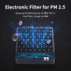 Portable Air Purifier 4000mAh Battery USB Rechargable Air Cleaner Desktop Electronic Filter Portable Negative Ion Remove Activated Carbon Sterilizer A