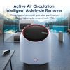 Portable Air Purifier 4000mAh Battery USB Rechargable Air Cleaner Desktop Electronic Filter Portable Negative Ion Remove Activated Carbon Sterilizer A