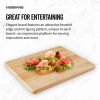Farberware 11X14 Rubberwood Surface Grip Nonslip Cutting Board