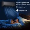 12000 BTU 21 SEER2 208-230V Wifi Enabled Mini Split Air Conditioner and Heater Gray