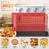 6 Slice 26QT/26L Air Fryer Fry Oil-Free, Extra Large Toaster Oven Combo, Air Fryer Oven, Roast, Bake, Broil,Convection Countertop Oven, Accessories In