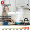Range Hood Insert 30 inch,Stainless Steel Kitchen Vent Hood 600CFM,Built-in Kitchen Stove Hood w/Front Touch Control and Front LED Lights,Baffle Filte