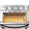 6 Slice 26QT/26L Air Fryer Fry Oil-Free, Extra Large Toaster Oven Combo, Air Fryer Oven, Roast, Bake, Broil,Convection Countertop Oven, Accessories In