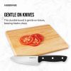 Farberware 11X14 Rubberwood Surface Grip Nonslip Cutting Board