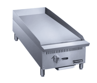 Dukers 12" All Stainless Steel Single Burner Griddle (Model: DCGMA12(33.5" Depth), Material: Stainless Steel)